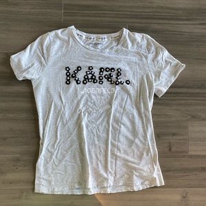 Karl Lagerfeld Gray T-Shirt